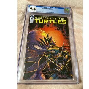 9.4  CGC Rating Teenage Mutant Ninja Turtles #91 Cover B Variant  IDW 1st Print